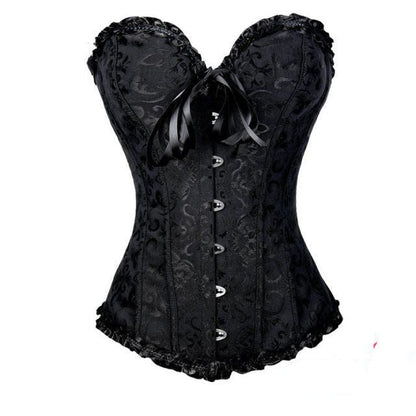 Nicole – Sexy Spitzen Push-Up Korsett Bustier für Damen in Übergröße