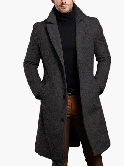 Herren Mantel Klassisch Modern Elegant – Business & Freizeit Übergangsjacke