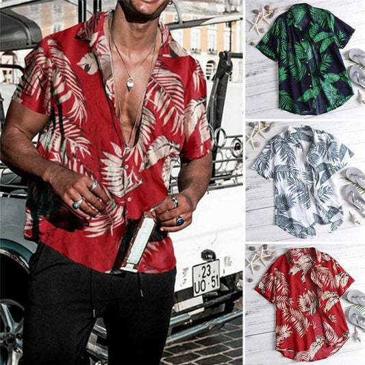 Malcolm – Herrenhemd mit Strandmotiv