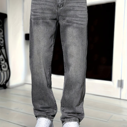 Herren Relaxed Fit Jeans – Urban Style für Alltag und Freizeit