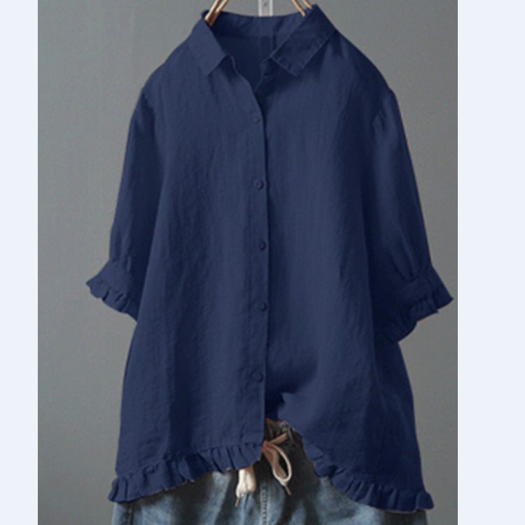 Helen – Rüschenbluse für Damen