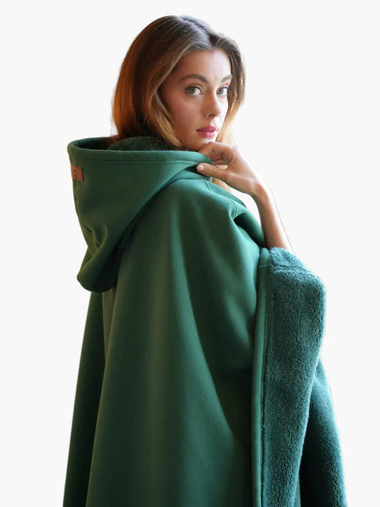 Damen Oversized Hoodie Decke – Komfortable Relax- und Kuschelmode für Zuhause und Unterwegs