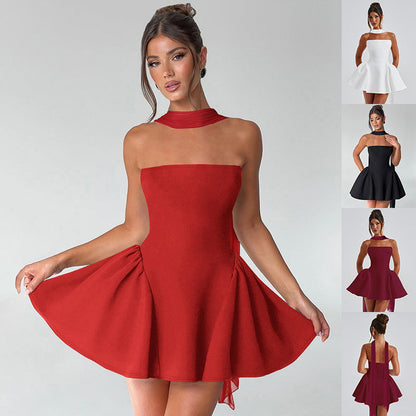 Deborah – Sexy Tube-Top-Kleid mit Rückenreißverschluss für Partykleidung