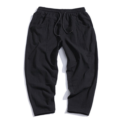 Herren Freizeit Haremshose Loose Fit Jogger – Bequeme Streetwear Hose für Alltag und Sport