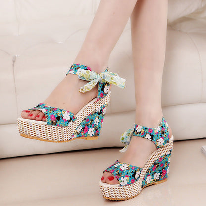 Leah – Bohemian High Heel Sandalen