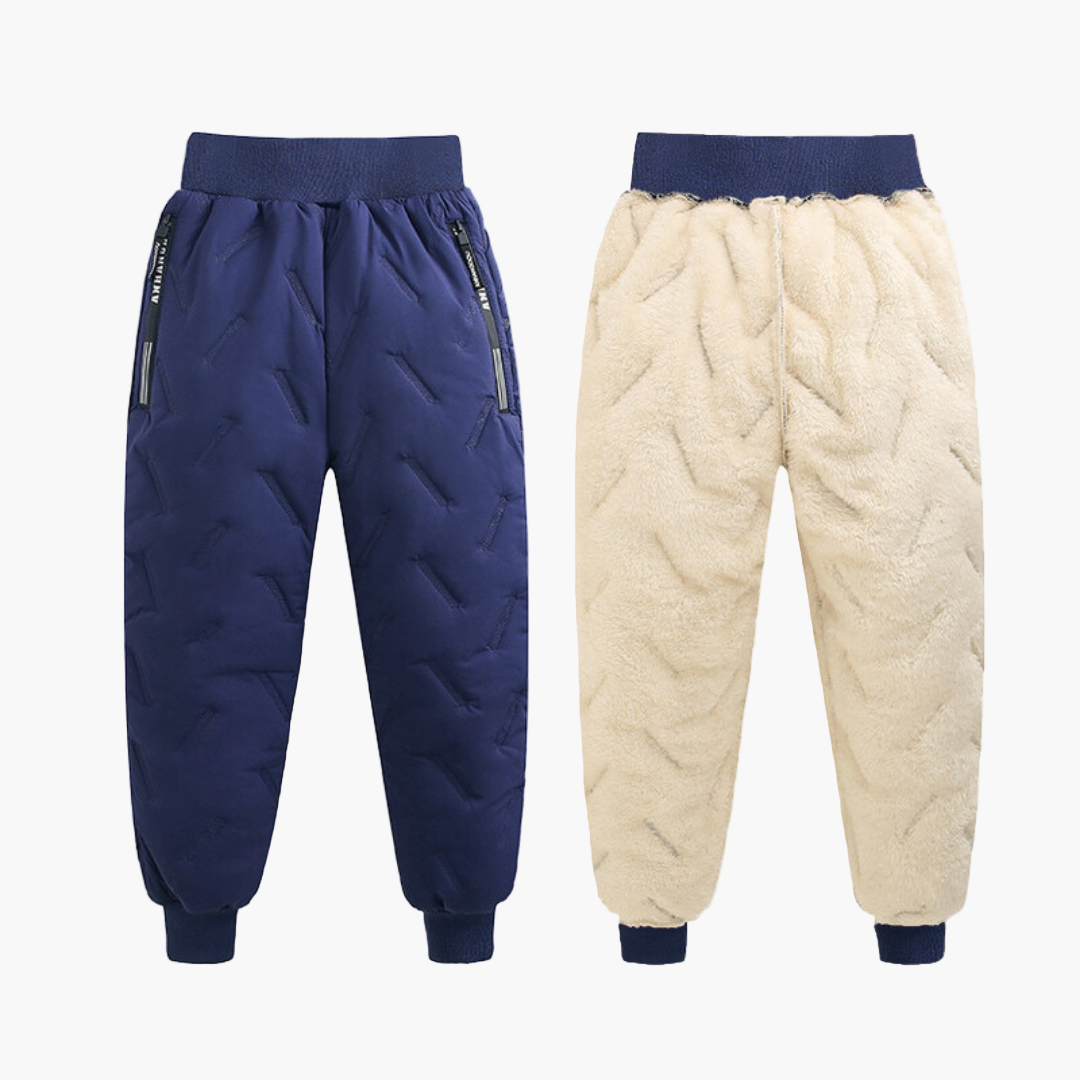 Kinder Outdoor Winter Thermohose – Wasserdicht & Gefüttert für Jungen und Mädchen – Sportliche Schneehose für Aktivitäten