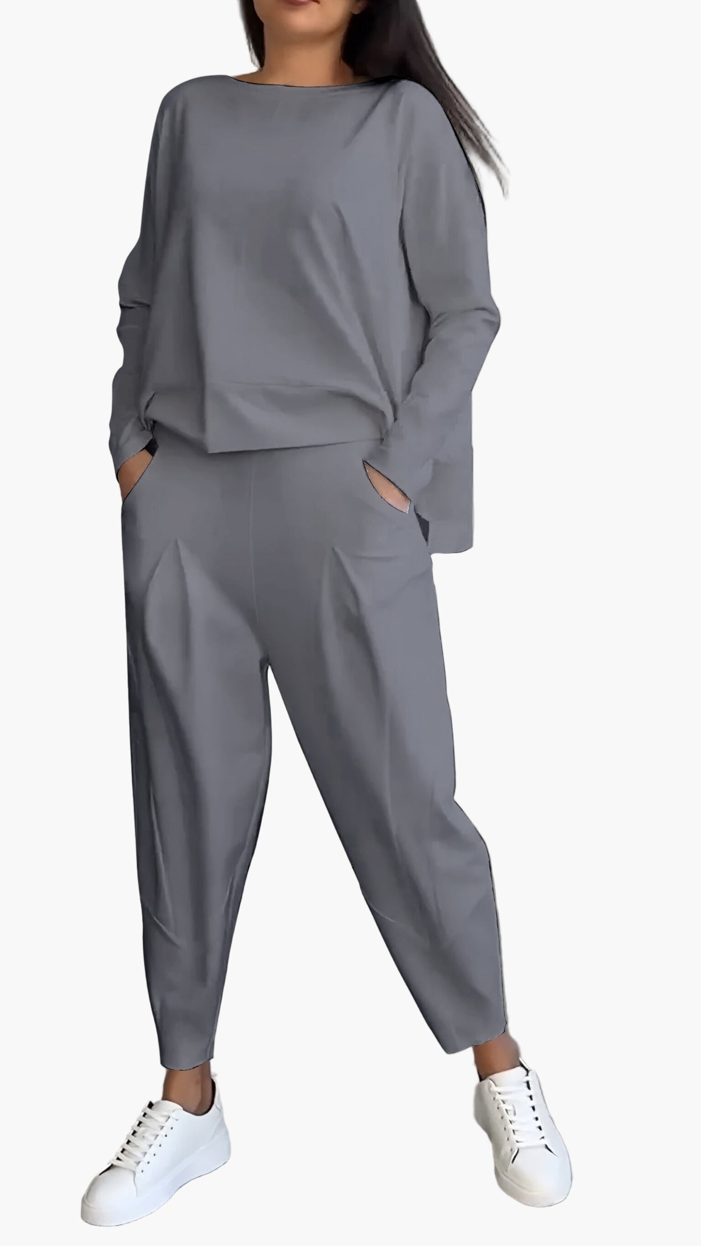Damen Zweiteiliges Cozy Freizeit Set – Komfortabler & Modischer Loungewear Anzug für Alltag und Entspannung