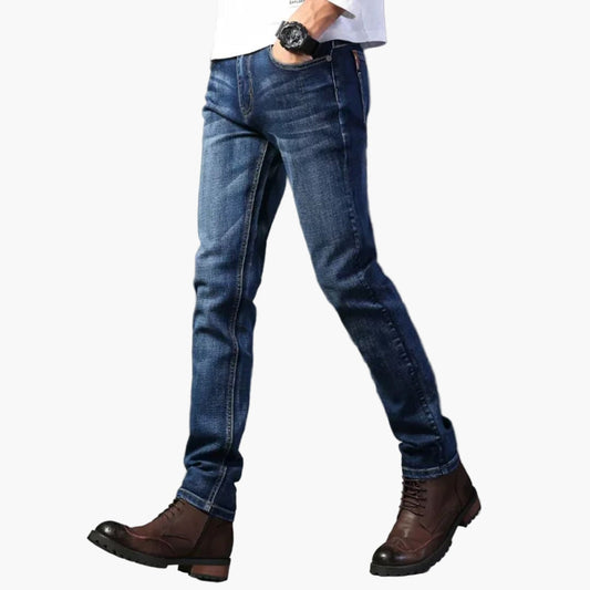 Herren Slim Fit Stretch Jeans – Klassischer Style für Alltag und Freizeit