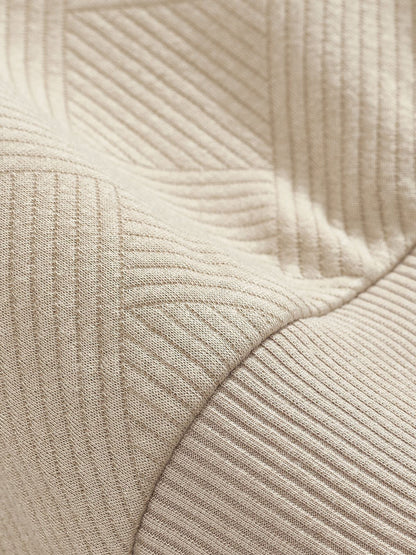 Herren Pullover Halbreißverschluss Modernes Strukturmuster – Smart Casual & Büro