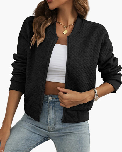 Damen Bomberjacke Steppdesign – Modischer Alltagsbegleiter im Urban Style