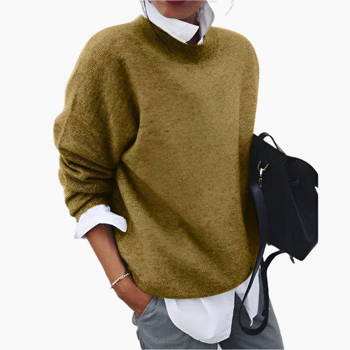 Damen Pullover Casual Loose Fit – Stilvoller Alltags-Strick für Büro & Freizeit