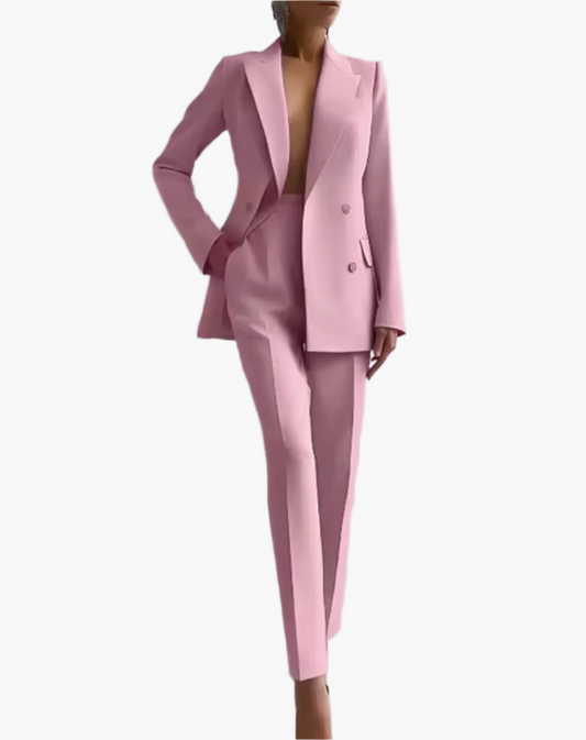 Damen Business Anzug Set – Eleganter Blazer & Hose für Büro und Alltag