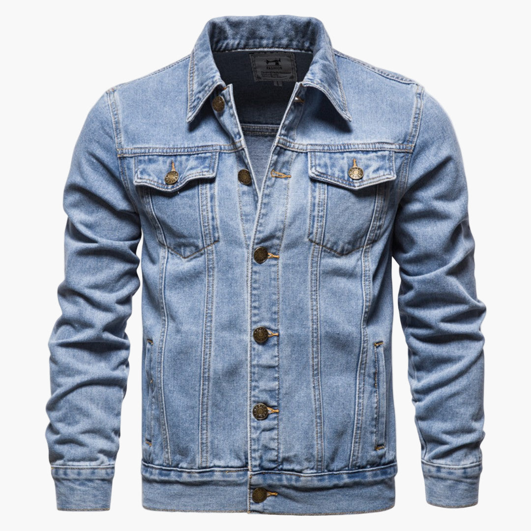 Herren Denim Jeansjacke – Klassischer Allrounder im modernen Stil