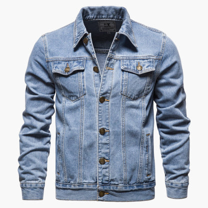 Herren Denim Jeansjacke – Klassischer Allrounder im modernen Stil