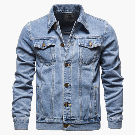 Herren Denim Jeansjacke – Klassischer Allrounder im modernen Stil