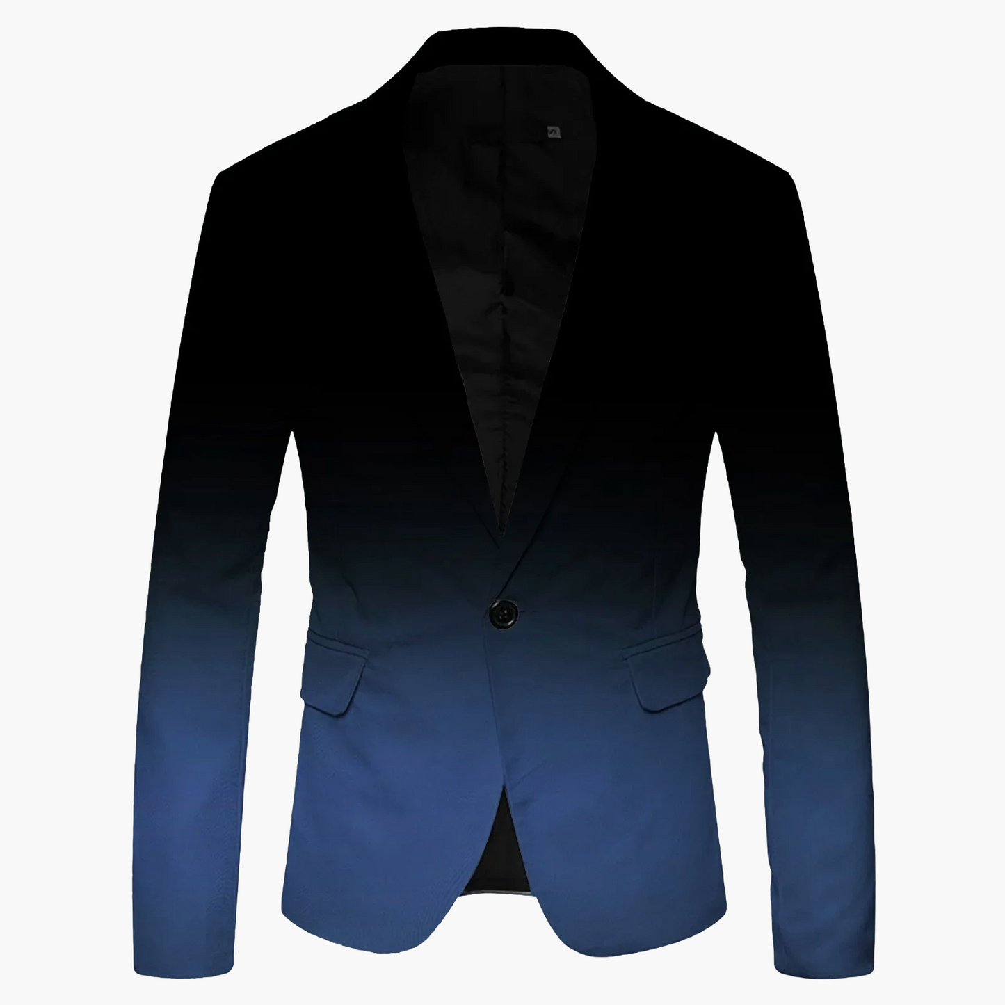 Herren Slim Fit Blazer Modern Ein-Knopf Sakko für Business und Freizeit