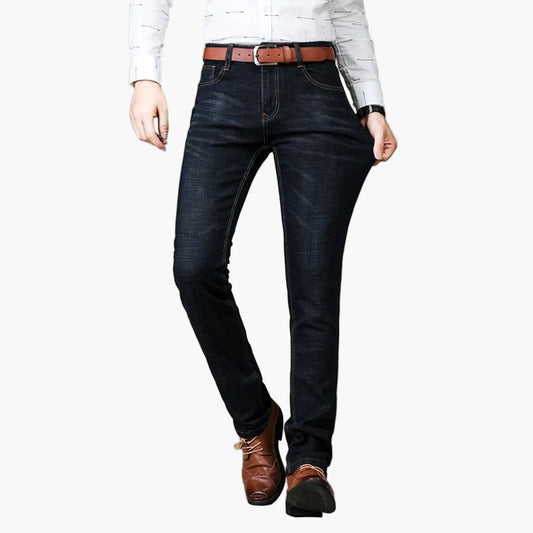 Herren Stretch-Jeans – Bequeme Alltagsjeans im klassischen Stil für Arbeit und Freizeit