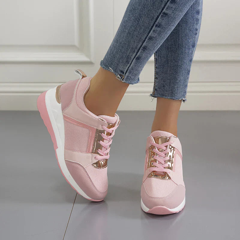 Damen Orthopädische Sneaker mit Keilabsatz – Komfortable und Modische Freizeitschuhe