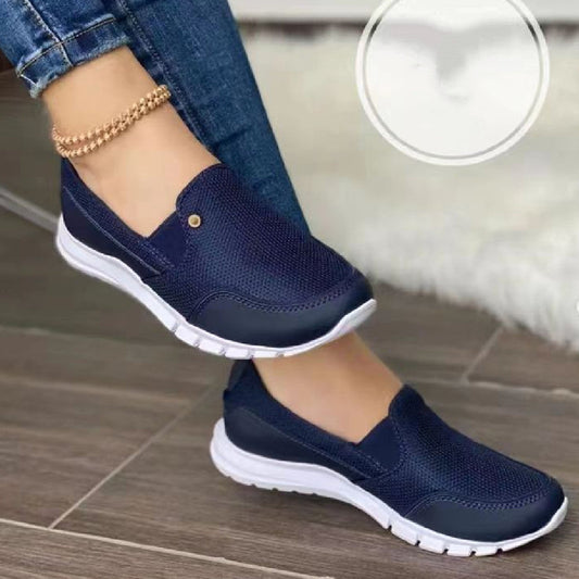 Damen Slip-On Freizeitschuhe – Bequeme atmungsaktive Sneakers für Alltag und Freizeit
