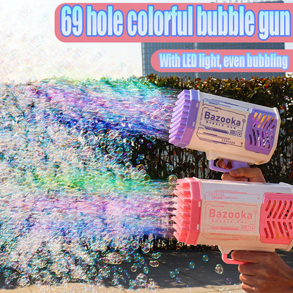 Kinder Bubble Gun Bazooka – Elektrische Seifenblasenmaschine