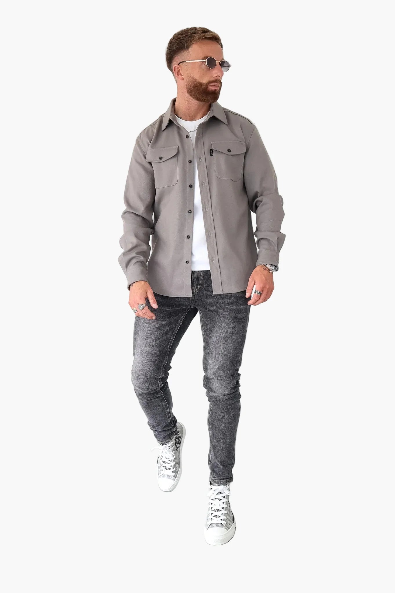 Herren Overshirt Jacke – Moderner Urban Casual Look für Alltag & Freizeit