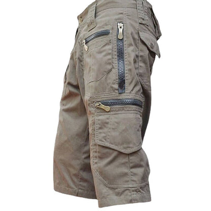 Vincent – Lässige Herren-Shorts aus reiner Baumwolle mit Mehrfachtaschen