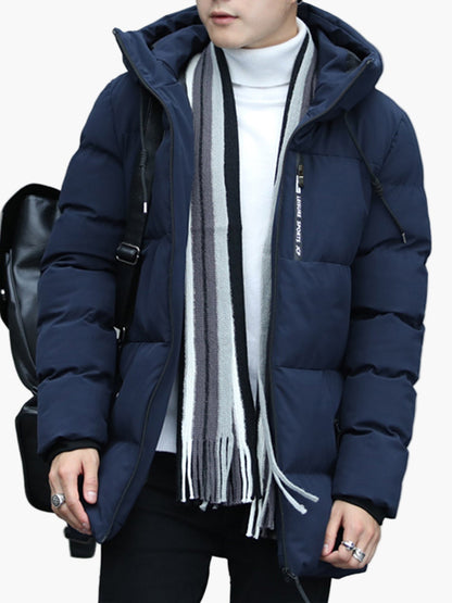 Herren Winter Steppjacke mit Kapuze – Modische Outdoorjacke für Alltag und Freizeit