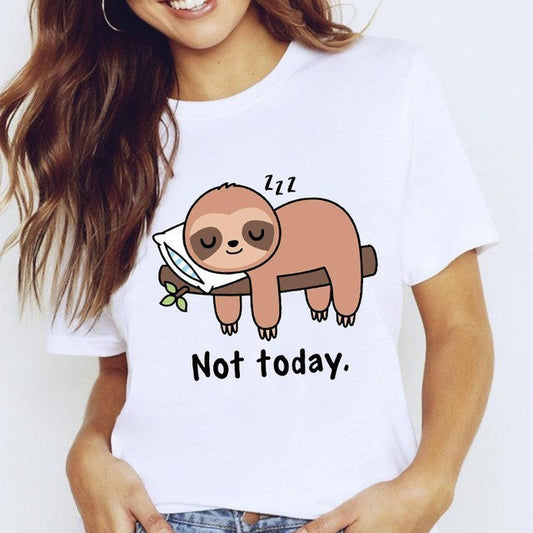 Helen – Weißes Harajuku T-Shirt mit Sternenprint