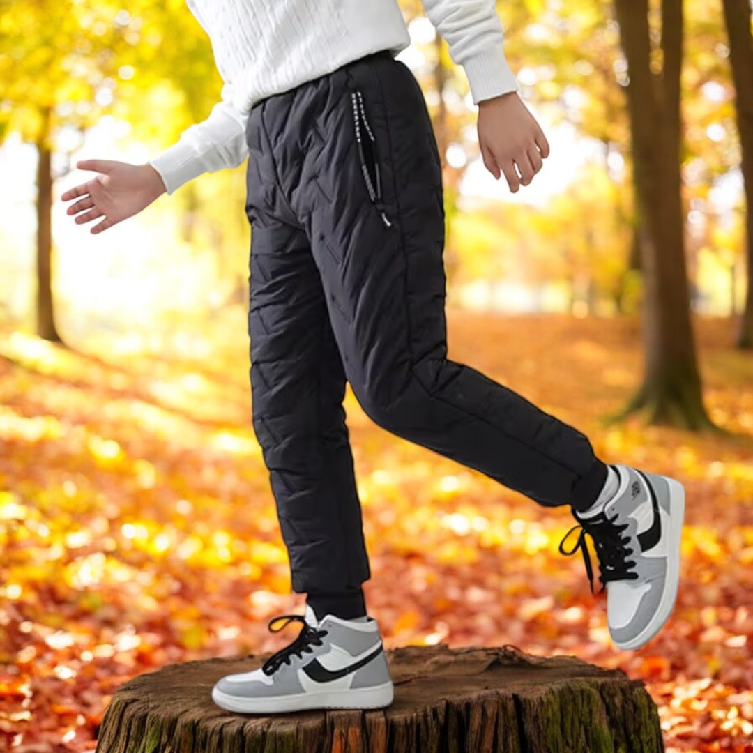 Kinder Outdoor Winter Thermohose – Wasserdicht & Gefüttert für Jungen und Mädchen – Sportliche Schneehose für Aktivitäten