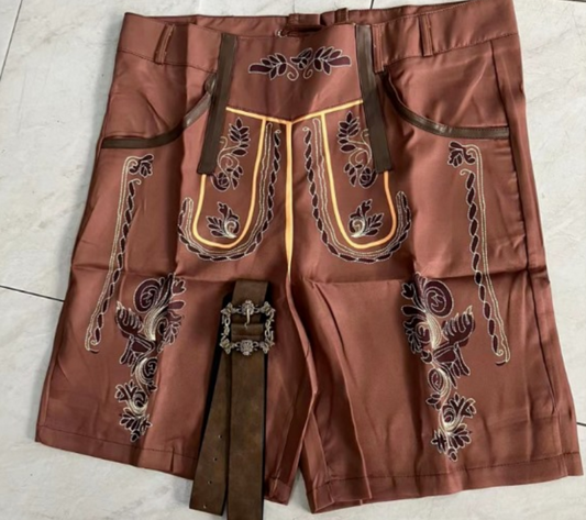 Herren Trachten-Shorts Traditioneller Stil für Oktoberfest & Volksfeste