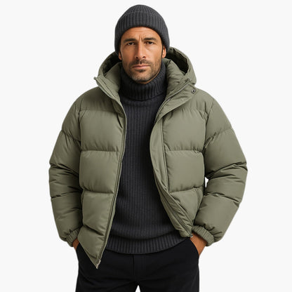 Herren Winter Parka Jacke – Urban Steppmantel mit Kapuze für Alltag & Outdoor