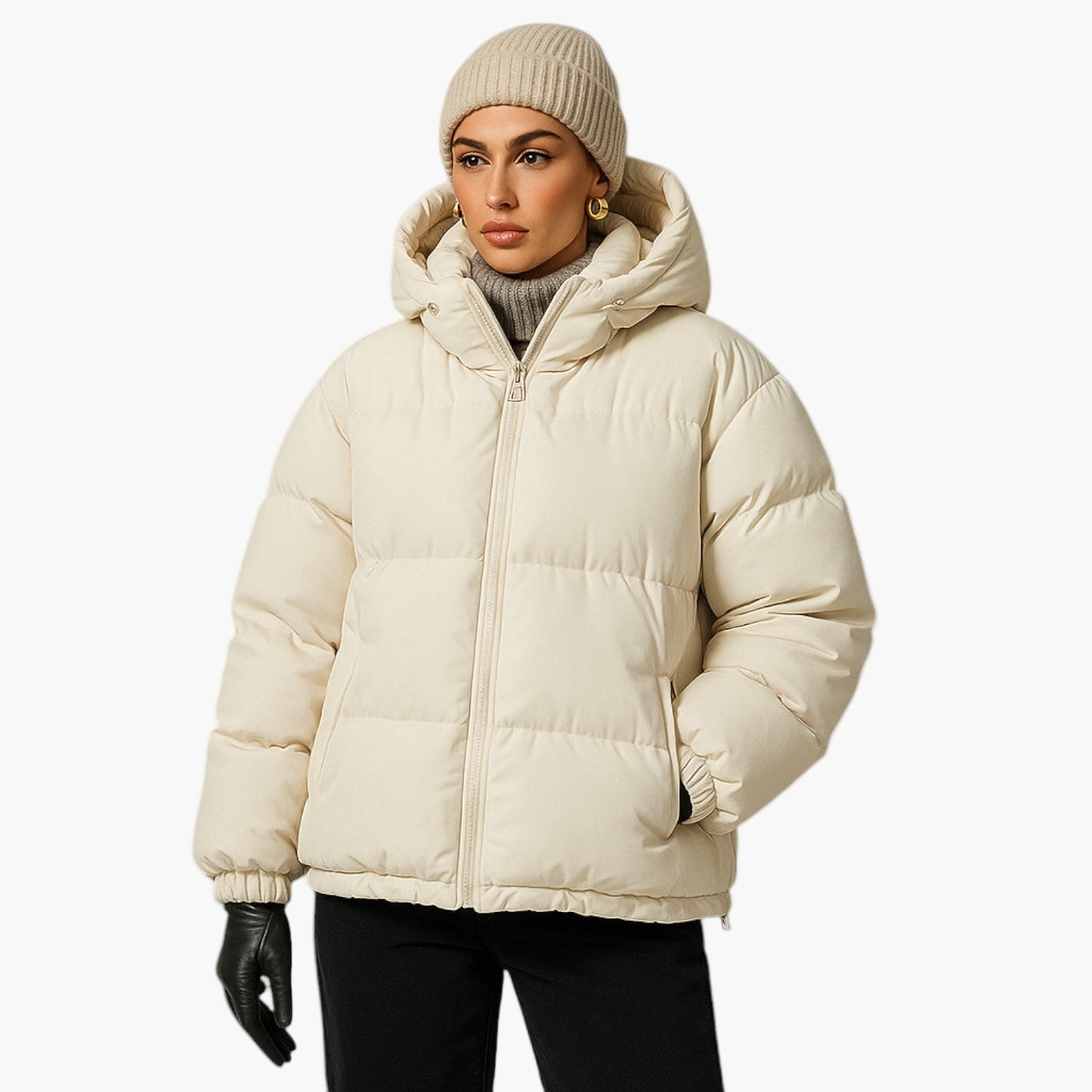 Herren Winter Parka Jacke – Urban Steppmantel mit Kapuze für Alltag & Outdoor