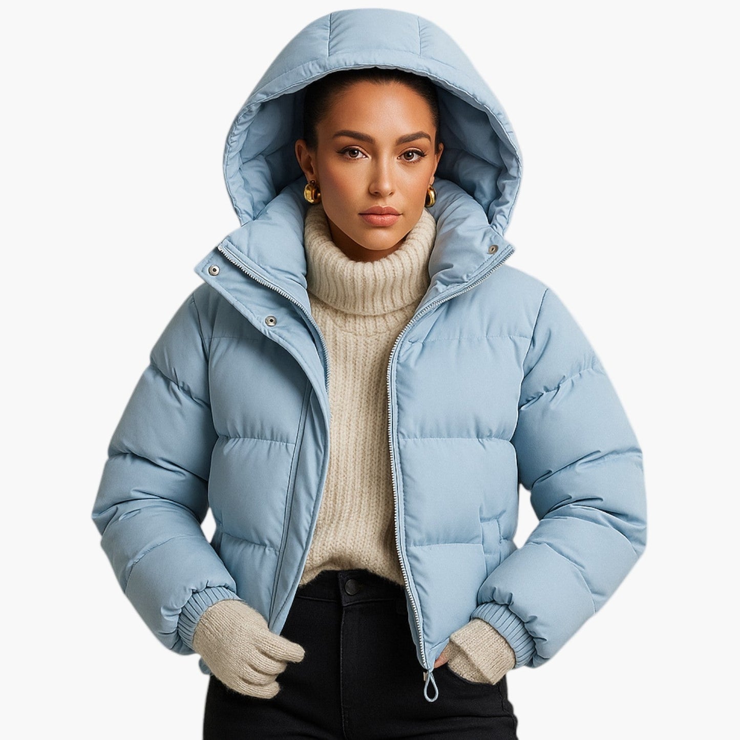 Herren Winter Parka Jacke – Urban Steppmantel mit Kapuze für Alltag & Outdoor