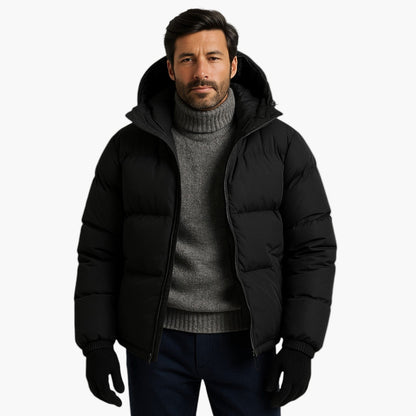 Herren Winter Parka Jacke – Urban Steppmantel mit Kapuze für Alltag & Outdoor
