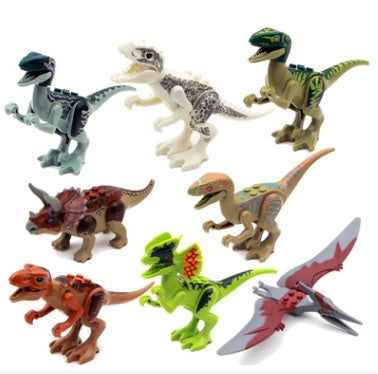 Kinder Dinosaurier Bausteine Figuren Set – Lernspielzeug und Sammlerstücke