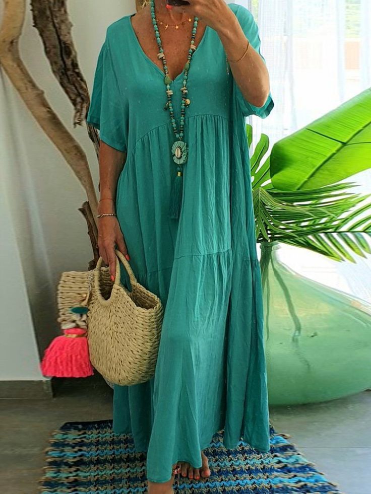 Victoria – Unregelmäßiges Mehrfarbiges Plus-Size Schwingkleid