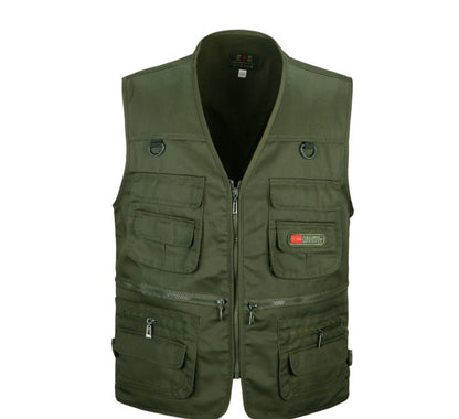 Timothy – Multifunktionale Outdoor-Weste aus hochwertigem Polyester-Baumwoll-Material