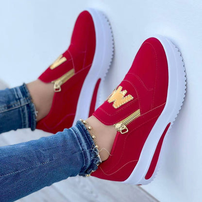 Natasha – Sportliche Damensneaker in großen Größen mit einfarbigem Design