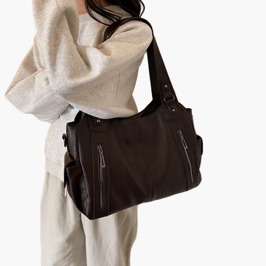 Damen Schultertasche Alltag Elegant – Stilvolle, geräumige Umhängetasche für Büro und Freizeit