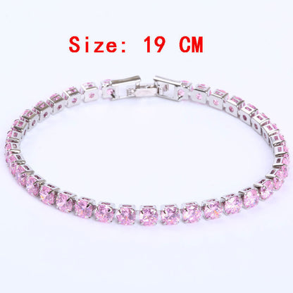 Jacqueline – Einfaches Gang-Dreh-Zirkonarmband