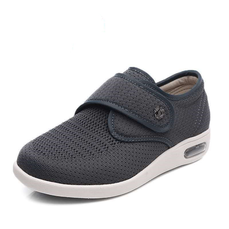 Damen Komfort Freizeit Sneakers mit Klettverschluss – Atmungsaktive Walkingschuhe für Alltag & Spaziergänge