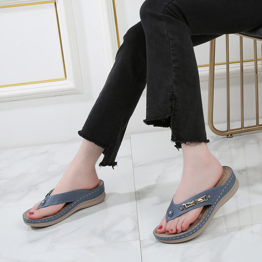 Charlotte – Bohemian Schwammkuchen Strand-Slipper
