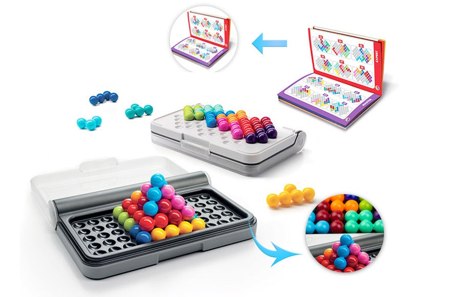 IQ Puzzler Pro Logikspiel für Kinder und Erwachsene – Denkspiel, Reisespiel, Einzelspieler