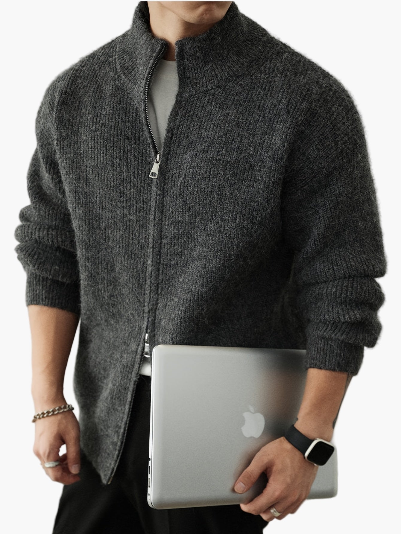 Herren Strickjacke mit Reißverschluss – Lässiger Stil für jede Jahreszeit