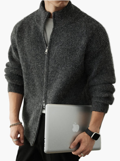 Herren Strickjacke mit Reißverschluss – Lässiger Stil für jede Jahreszeit