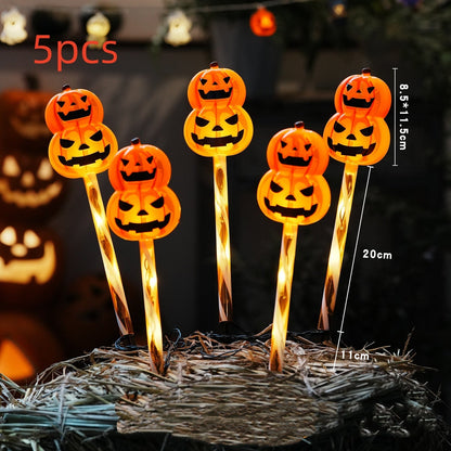 Halloween LED Gartenstecker Geisterlichter – Deko für Garten & Party