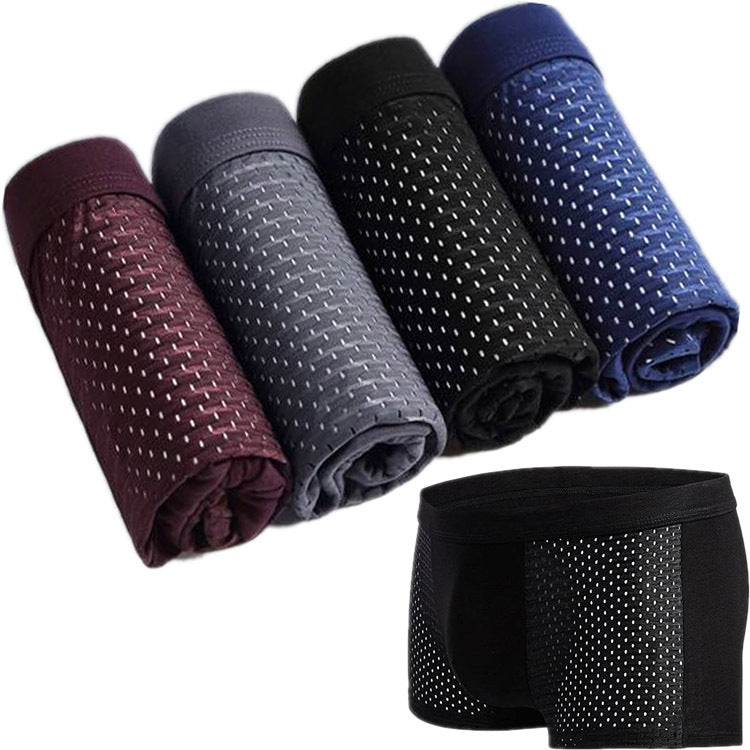 Leon – Atmungsaktive Herrenunterwäsche aus Eissilk mit Mesh
