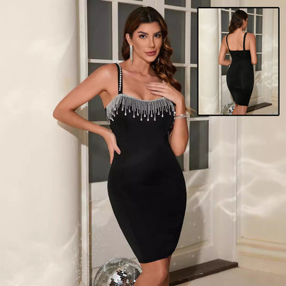 Victoria – Sexy Kleid für Damen mit Fransen und Schlitz