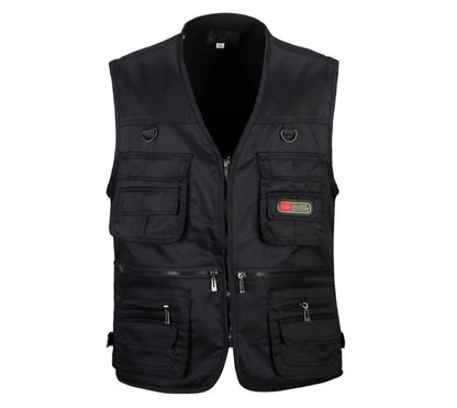 Timothy – Multifunktionale Outdoor-Weste aus hochwertigem Polyester-Baumwoll-Material