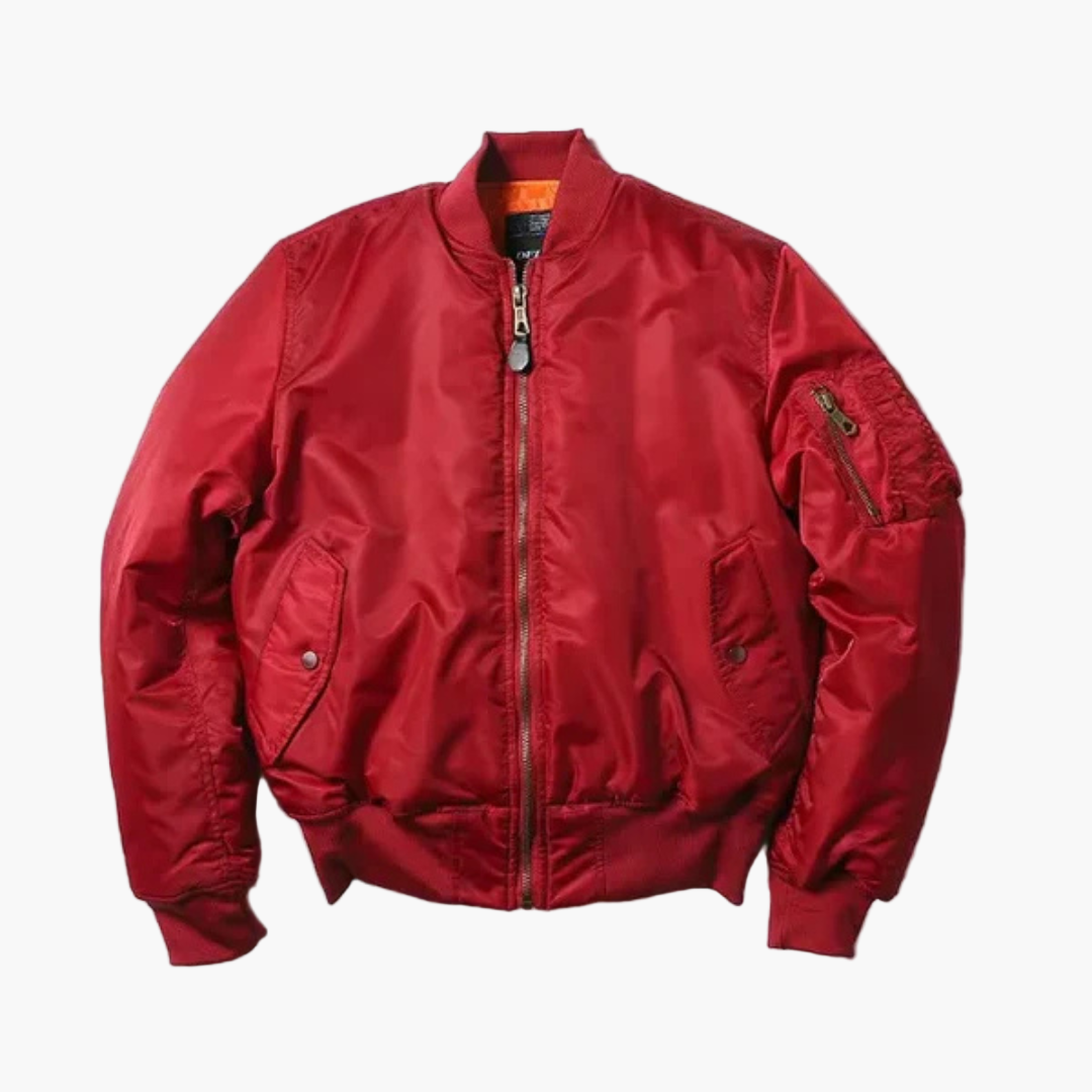 Unisex Bomberjacke für Alltag und Freizeit – Klassischer Stil